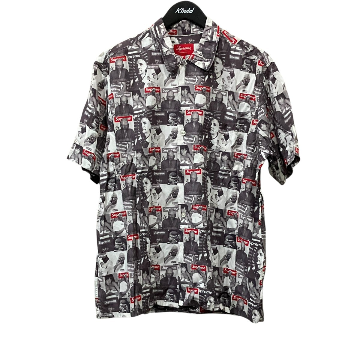Supreme Magazine S S Shirt 総柄シャツ 古着・中古-1枚目のアイテム画像