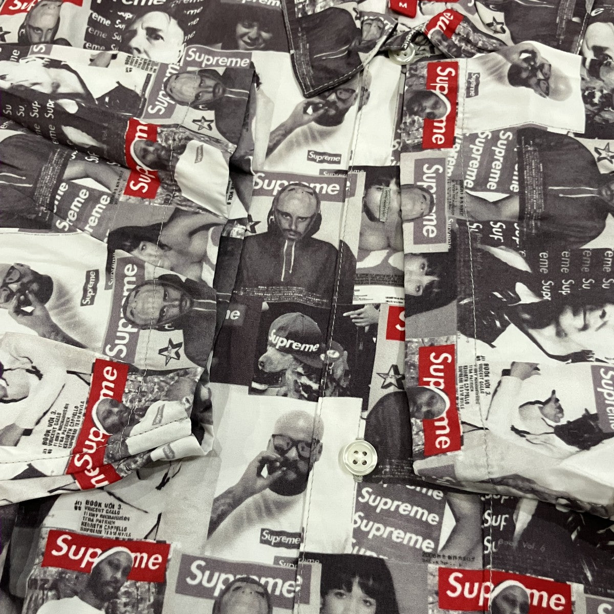 Supreme Magazine S S Shirt 総柄シャツ 古着・中古-4枚目のアイテム画像