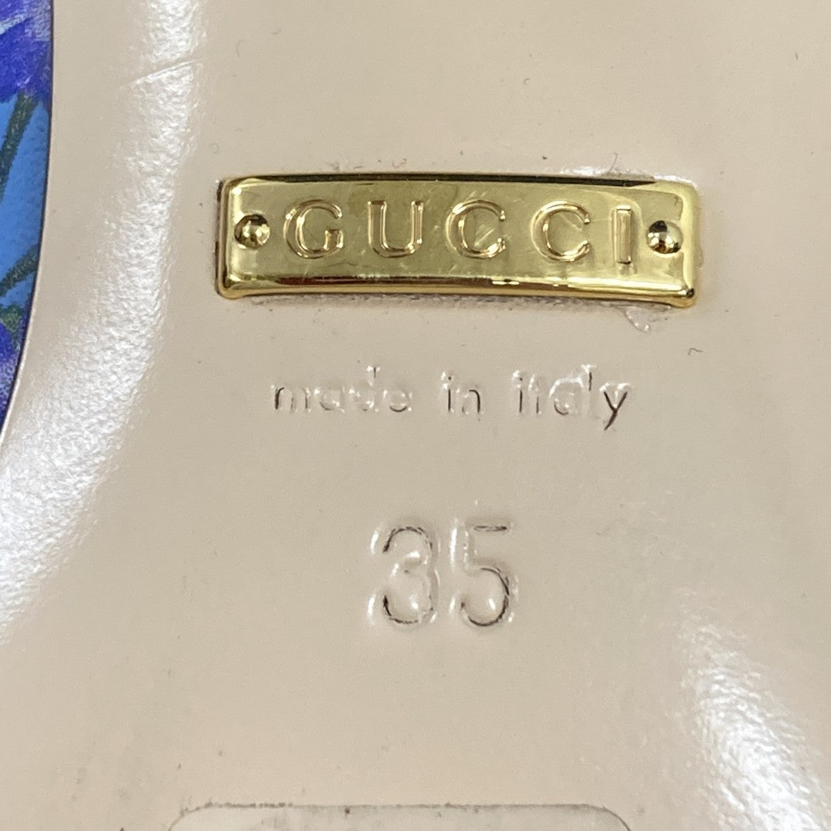 GUCCI GGマーモントフラワ^デザインパンプス 古着・中古-8枚目のアイテム画像