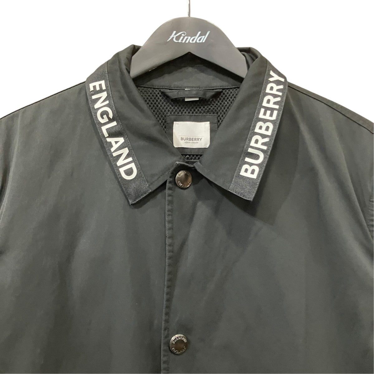 BURBERRY LONDON(バーバリーロンドン) 襟ロゴナイロンコーチジャケット