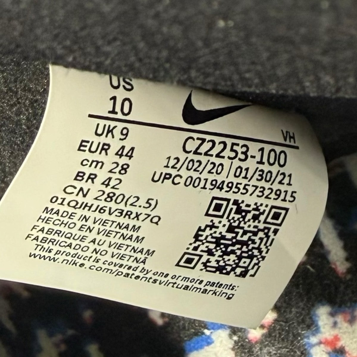 NIKE ハイカットスニーカーCZ2253-100 古着・中古-7枚目のアイテム画像