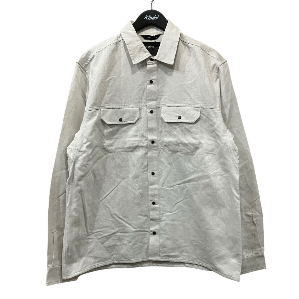 HAVEN TRAVAIL SHIRTデニムシャツHVN-SH0147 古着・中古-1枚目のアイテム画像