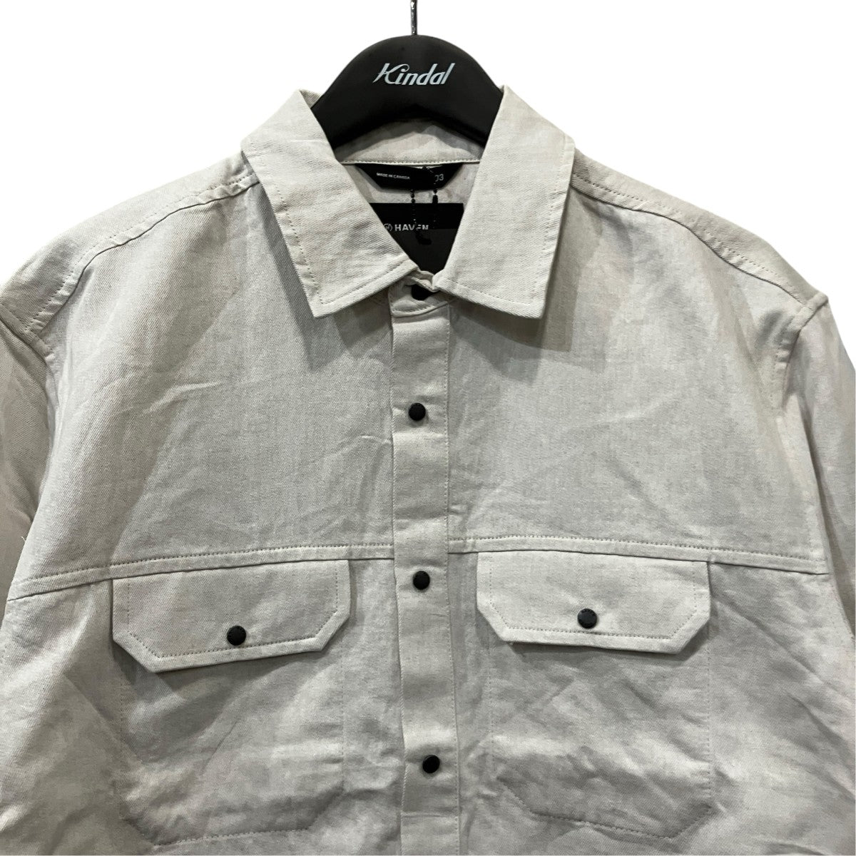 HAVEN TRAVAIL SHIRTデニムシャツHVN-SH0147 古着・中古-3枚目のアイテム画像