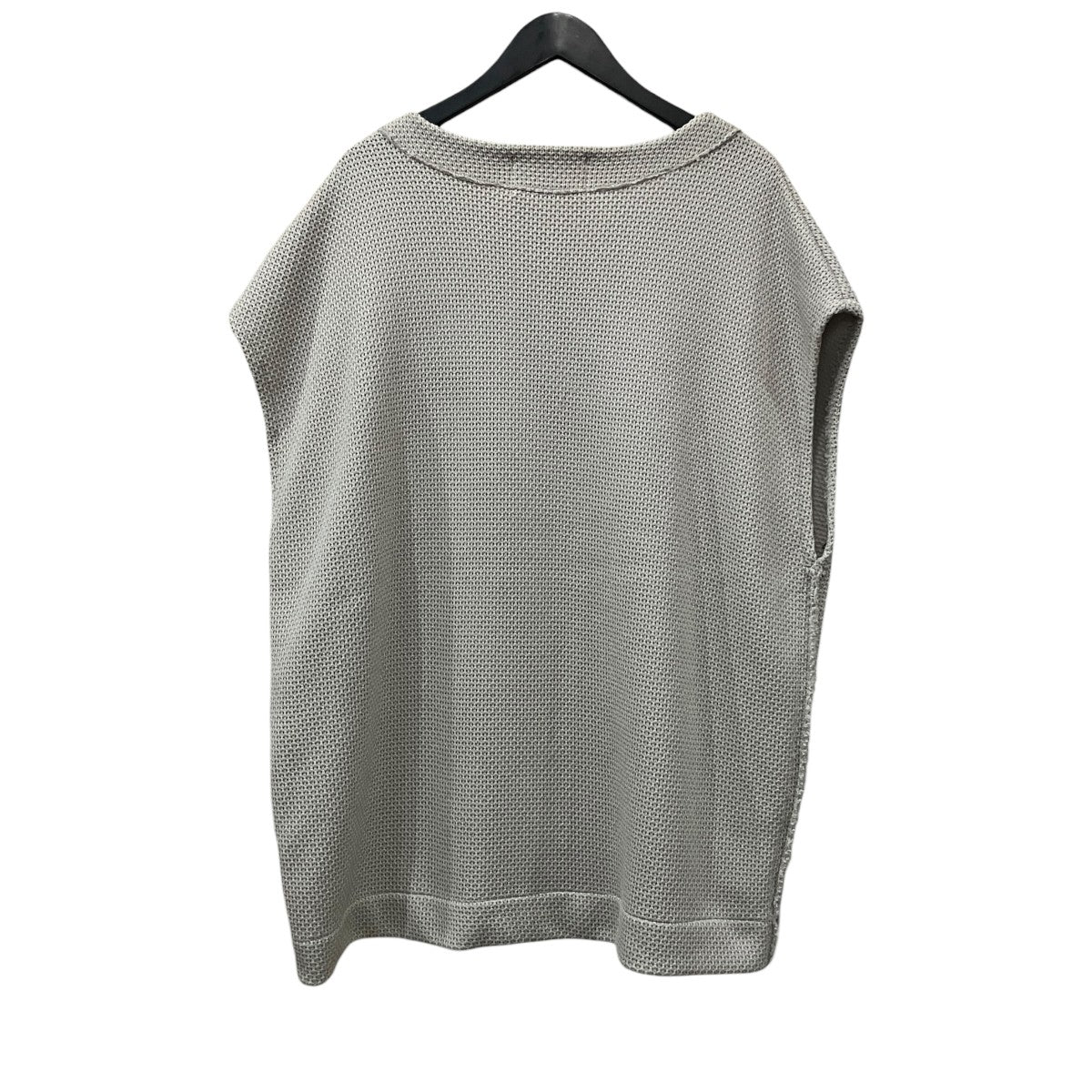 Honey Comb Quarter Gauge Vest ノースリーブニット