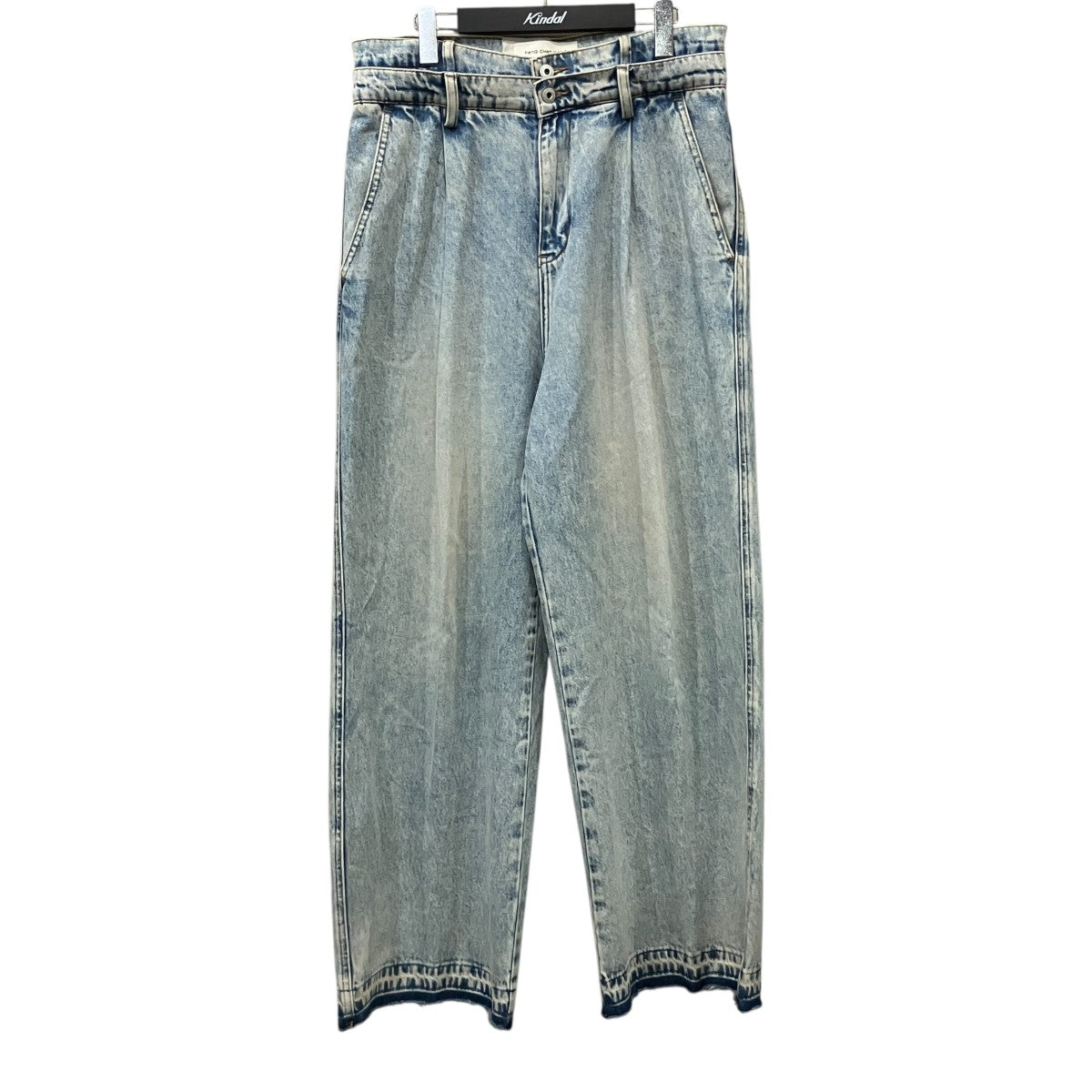 DOUBLE WAISTED DENIM デニムパンツ