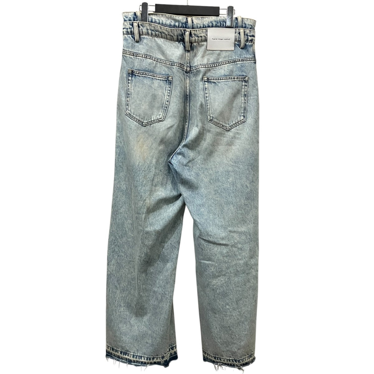 DOUBLE WAISTED DENIM デニムパンツ