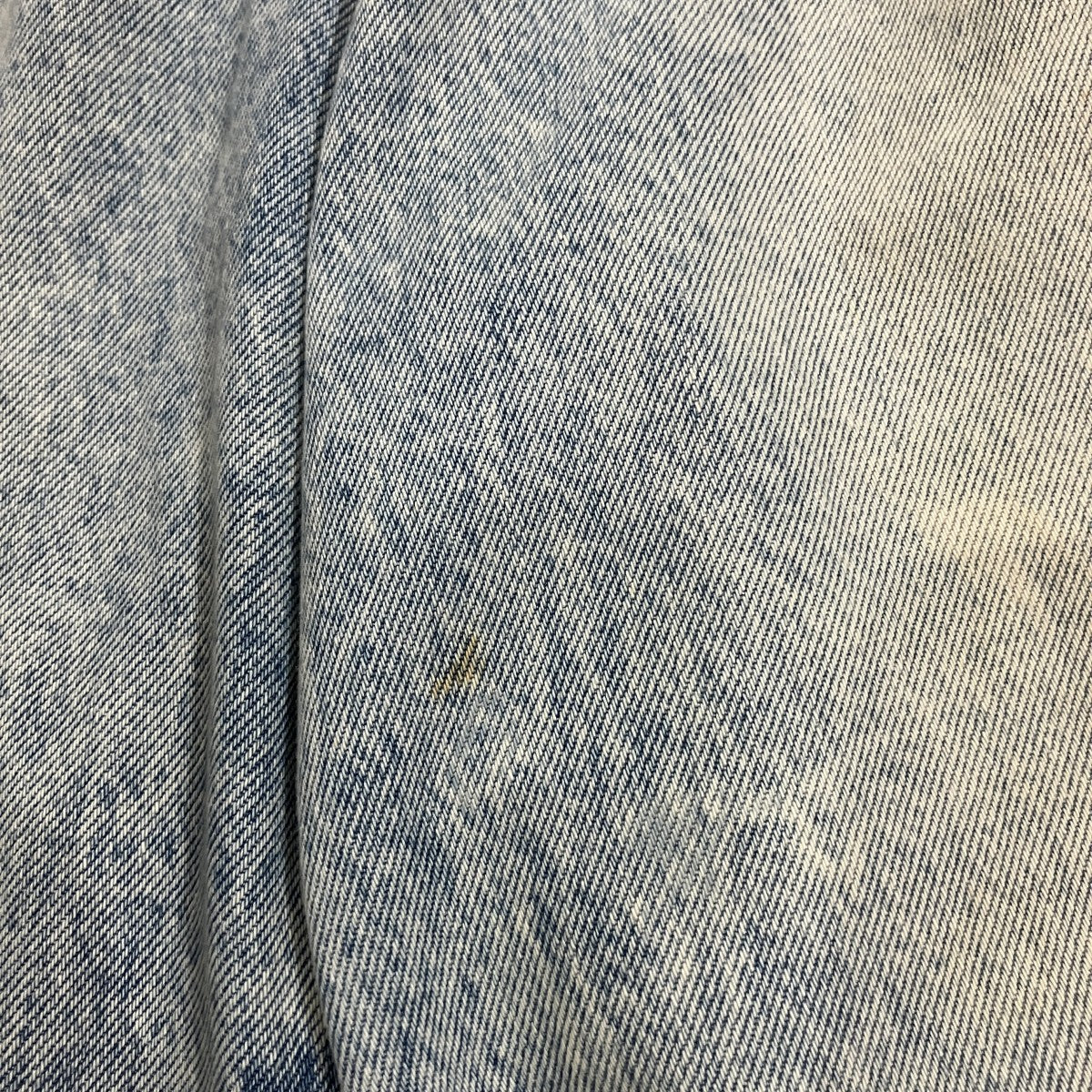 DOUBLE WAISTED DENIM デニムパンツ
