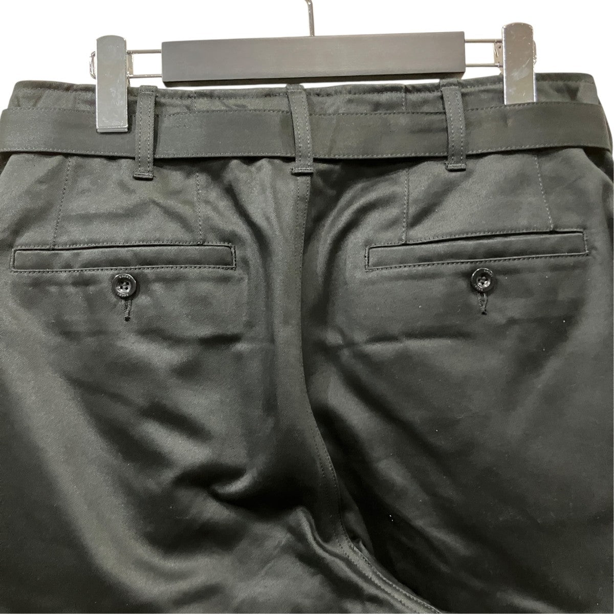 ｢Cotton Chino Pants｣ワイドベルテッドチノパンツ26-04032M