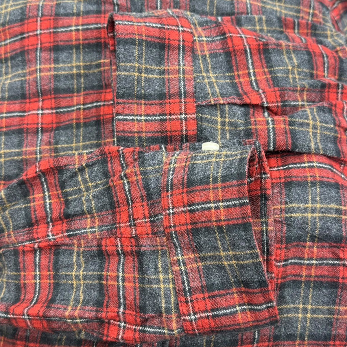 チェックコットンシャツNN-S4303 DWELLER B.D. SHIRT COTTON 8oz DENIM VW