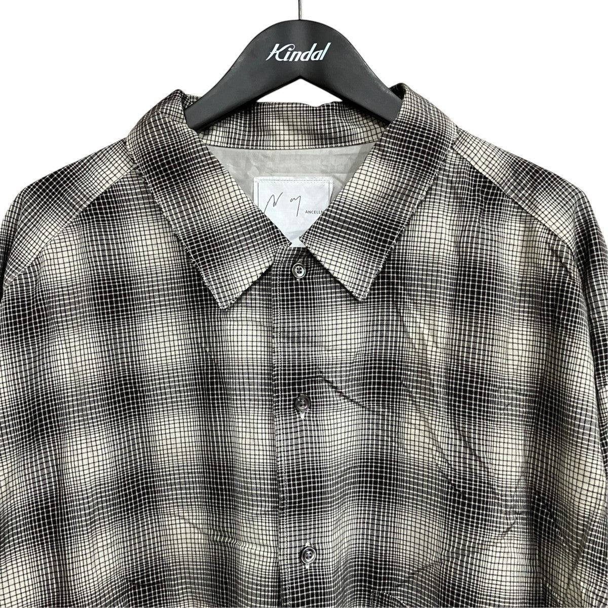 レーヨンシャツANC-SH61-A OMBRECHECK SHIRT