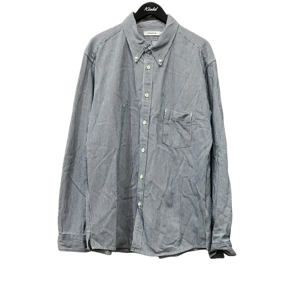 コットンストライプ NN-S4403 DWELLER L／S B．D． SHIRT COTTON 10oz HICKORY