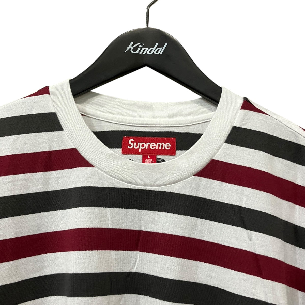 Supreme 26AWボーダーTシャツ 古着・中古-3枚目のアイテム画像