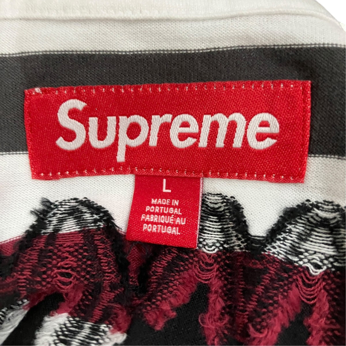 Supreme 26AWボーダーTシャツ 古着・中古-5枚目のアイテム画像