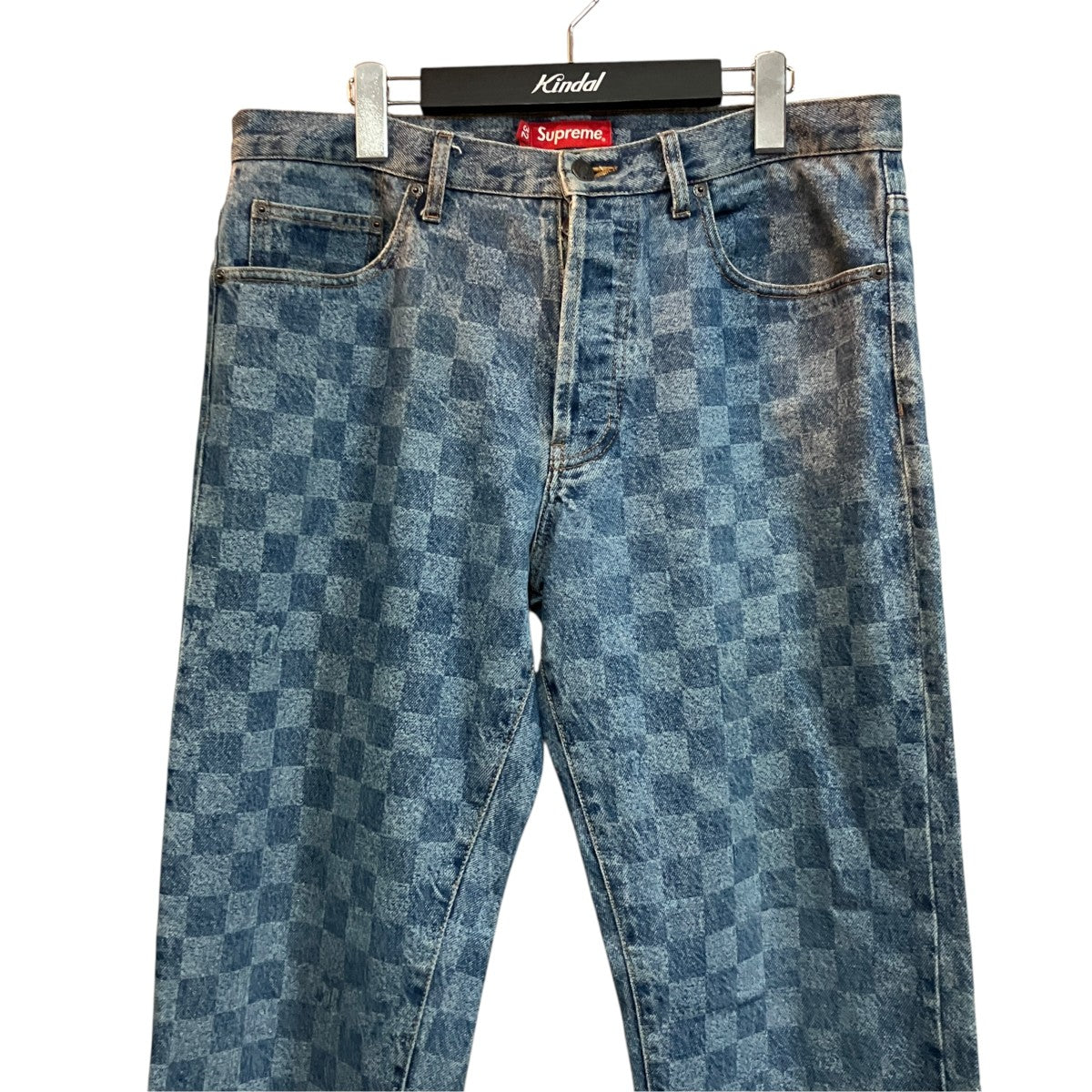 Supreme Regular Jean Washed Checkerboardデニムパンツ