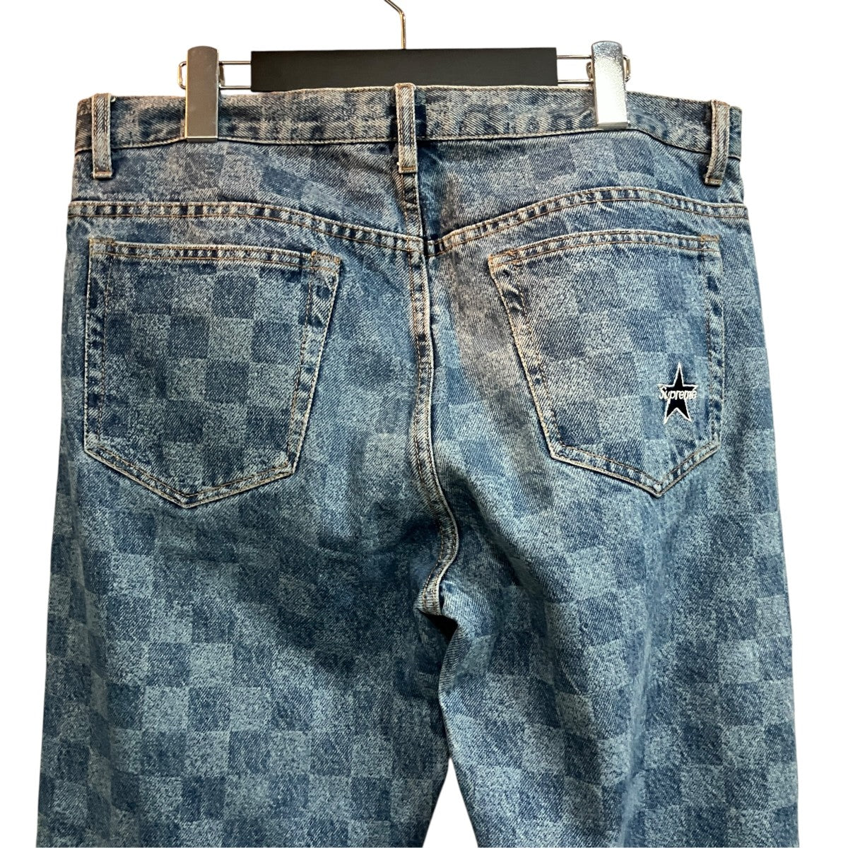 Supreme Regular Jean Washed Checkerboardデニムパンツ