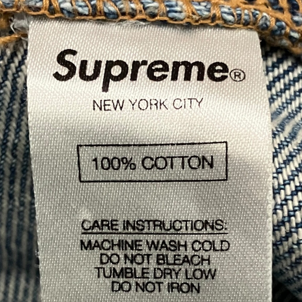 Supreme Regular Jean Washed Checkerboardデニムパンツ