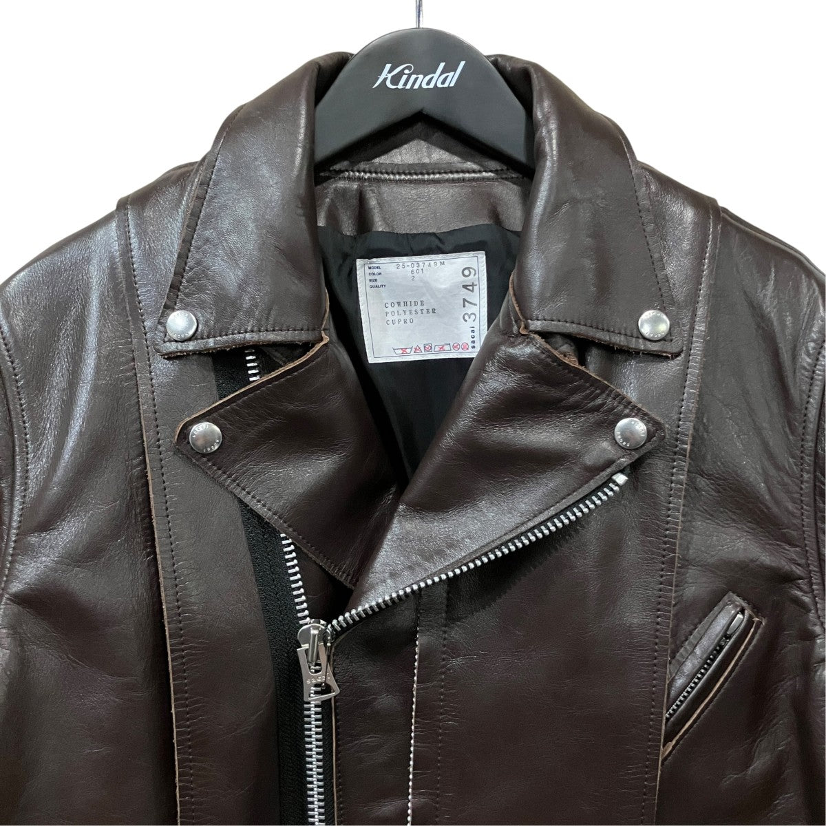 レザーライダースジャケット25-03749M Leather Jacket