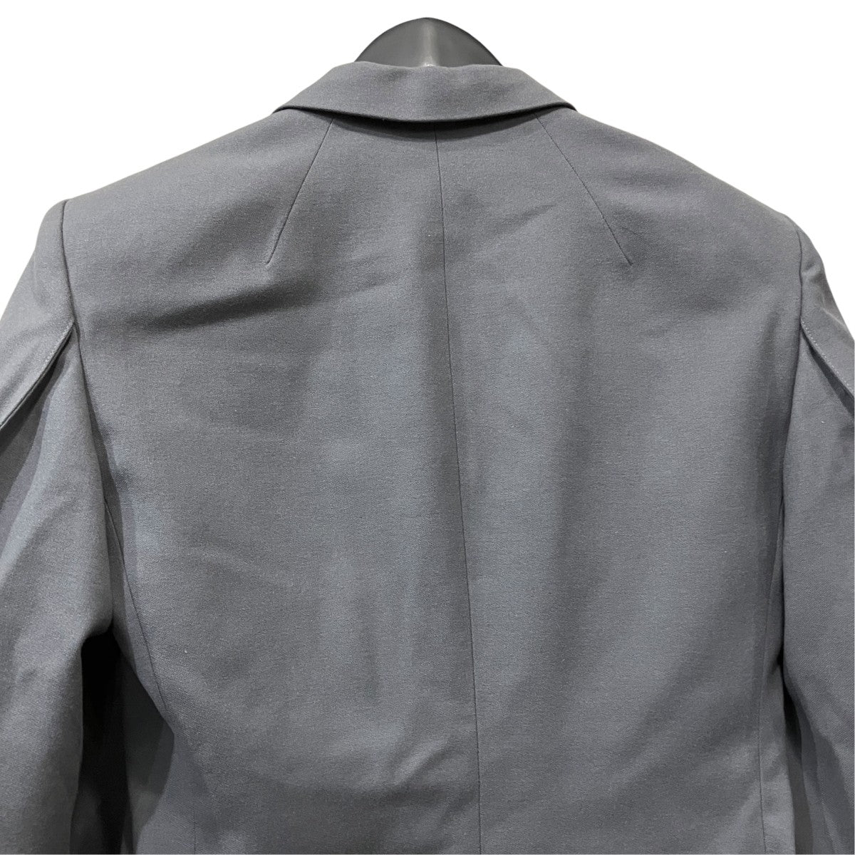 WOOL BARATHEA MASSIVE ROUNDED SLEEVE SINGLE BREASTED JACKETテーラードジャケット1B005-0125-07