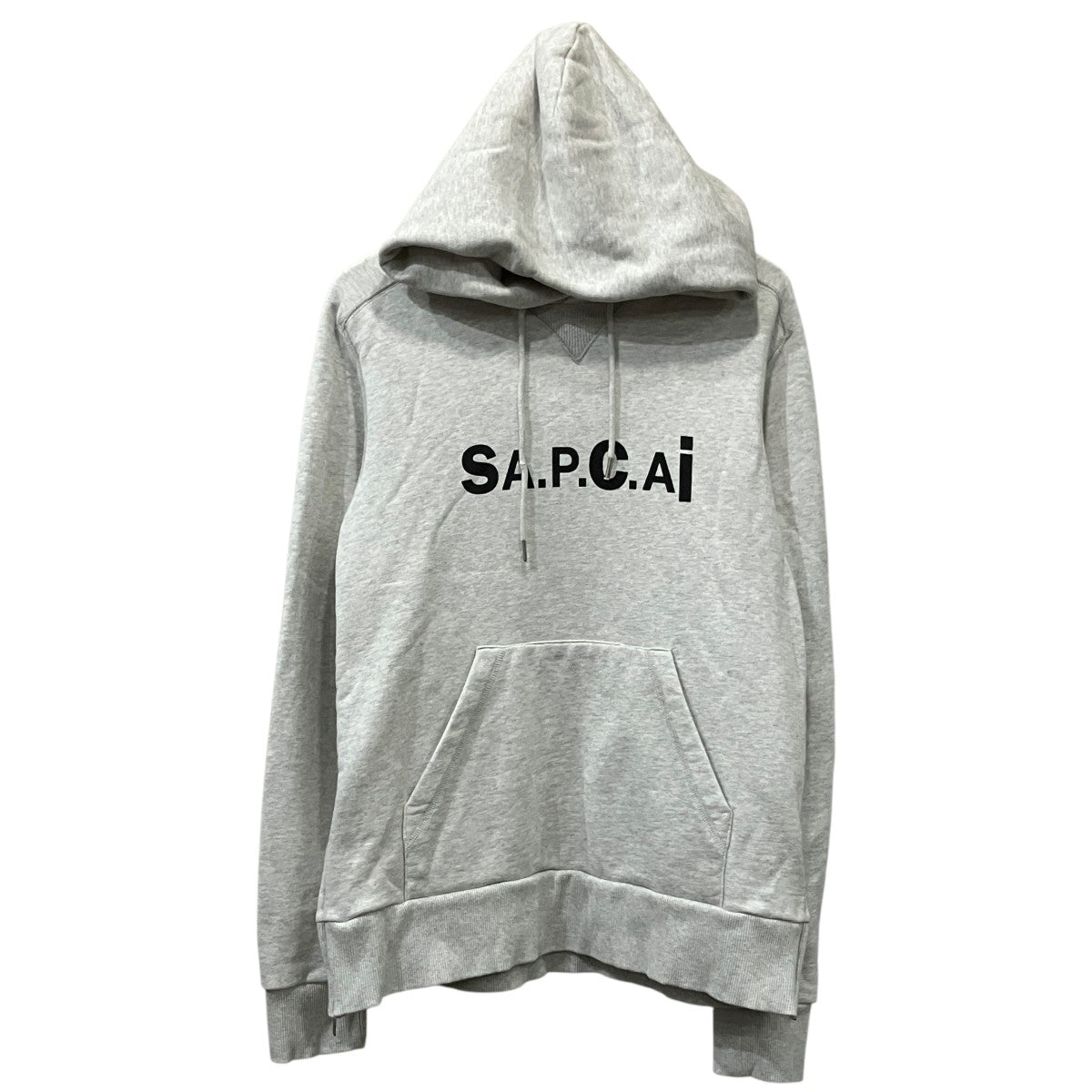 sacai×A．P．C． HOODIE TAIYO コットンサイドジップパーカー 古着・中古-1枚目のアイテム画像