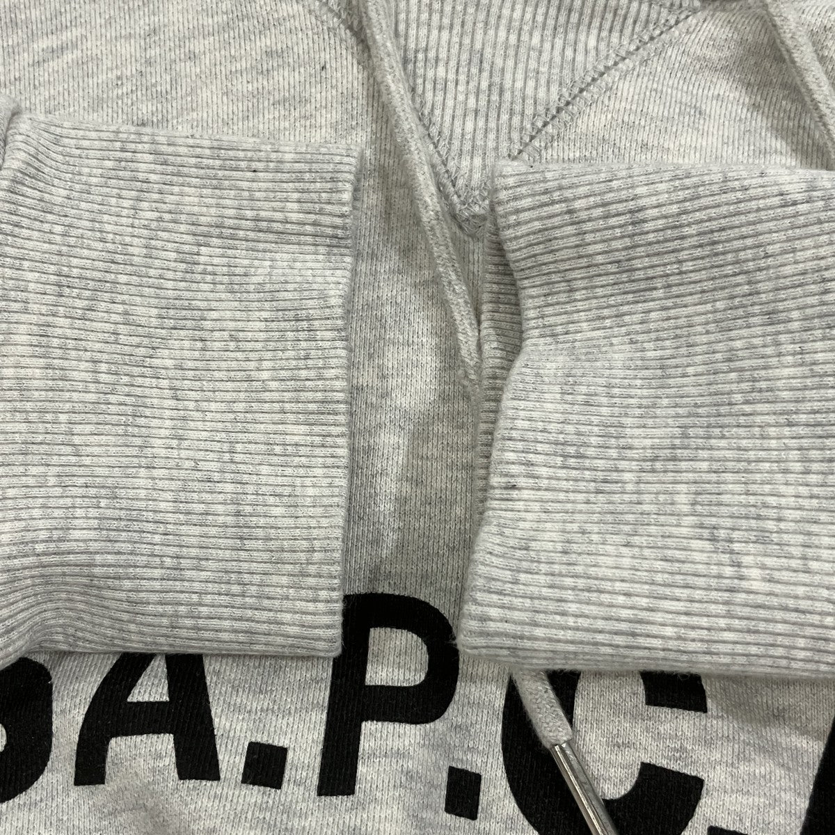 sacai×A．P．C． HOODIE TAIYO コットンサイドジップパーカー 古着・中古-4枚目のアイテム画像