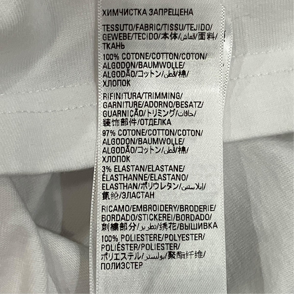 ロゴ刺繍Tシャツ723976