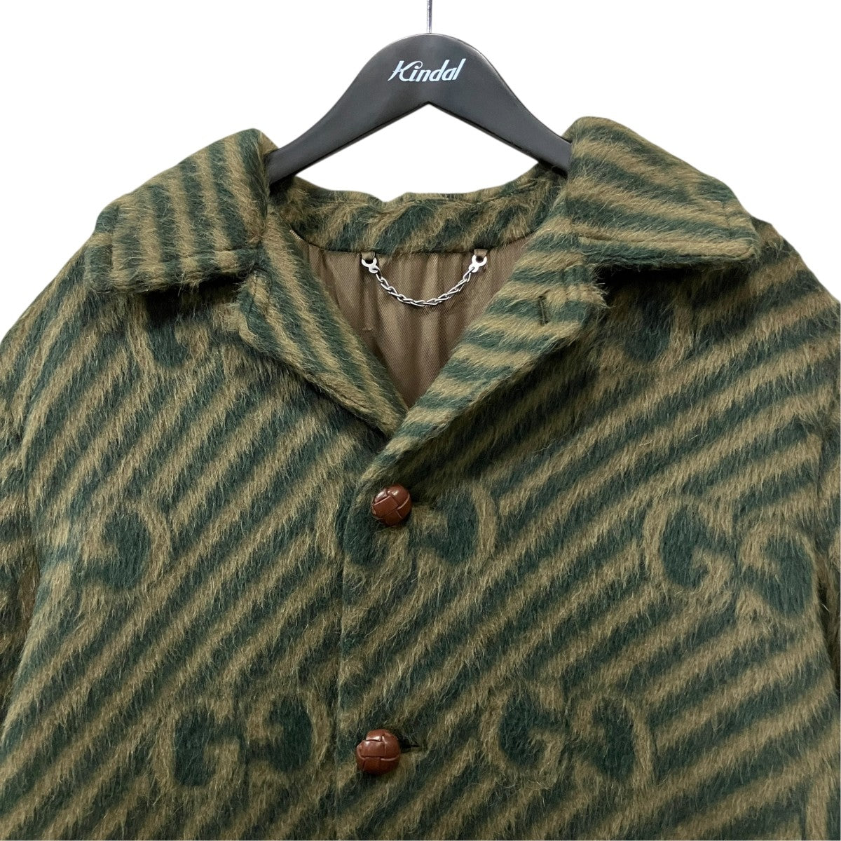 GGスプリームウールコート639261 ｢GG STRIPE WOOL COAT｣