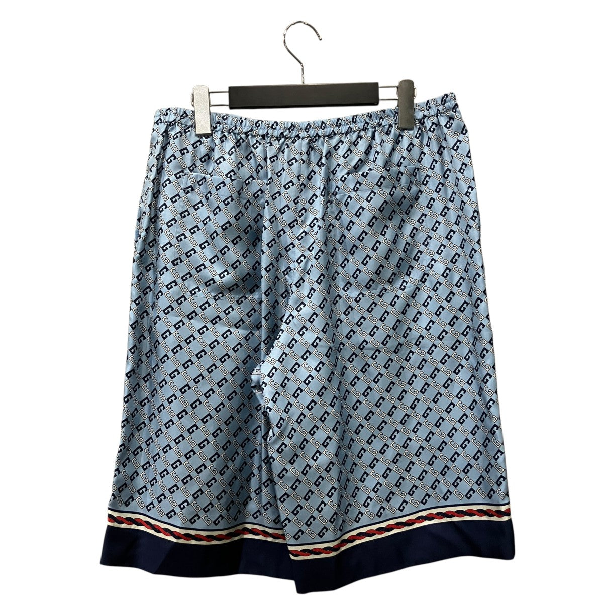 GG総柄シルクショートパンツ672698