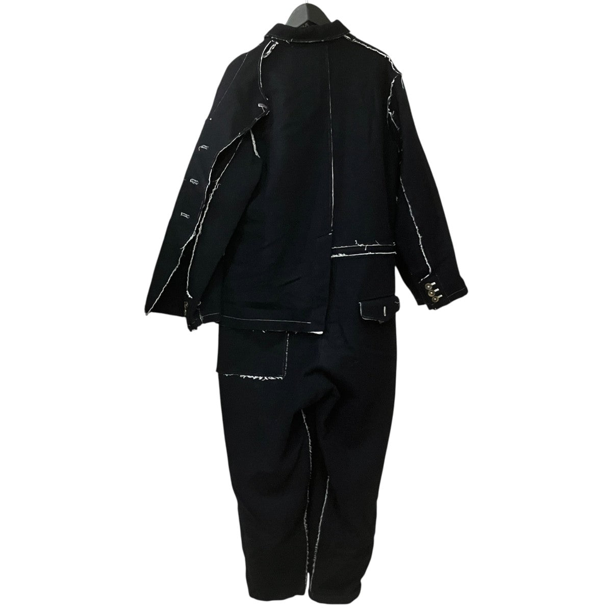 KHOKI カットオフデザインウールオールインワン 古着・中古-2枚目のアイテム画像