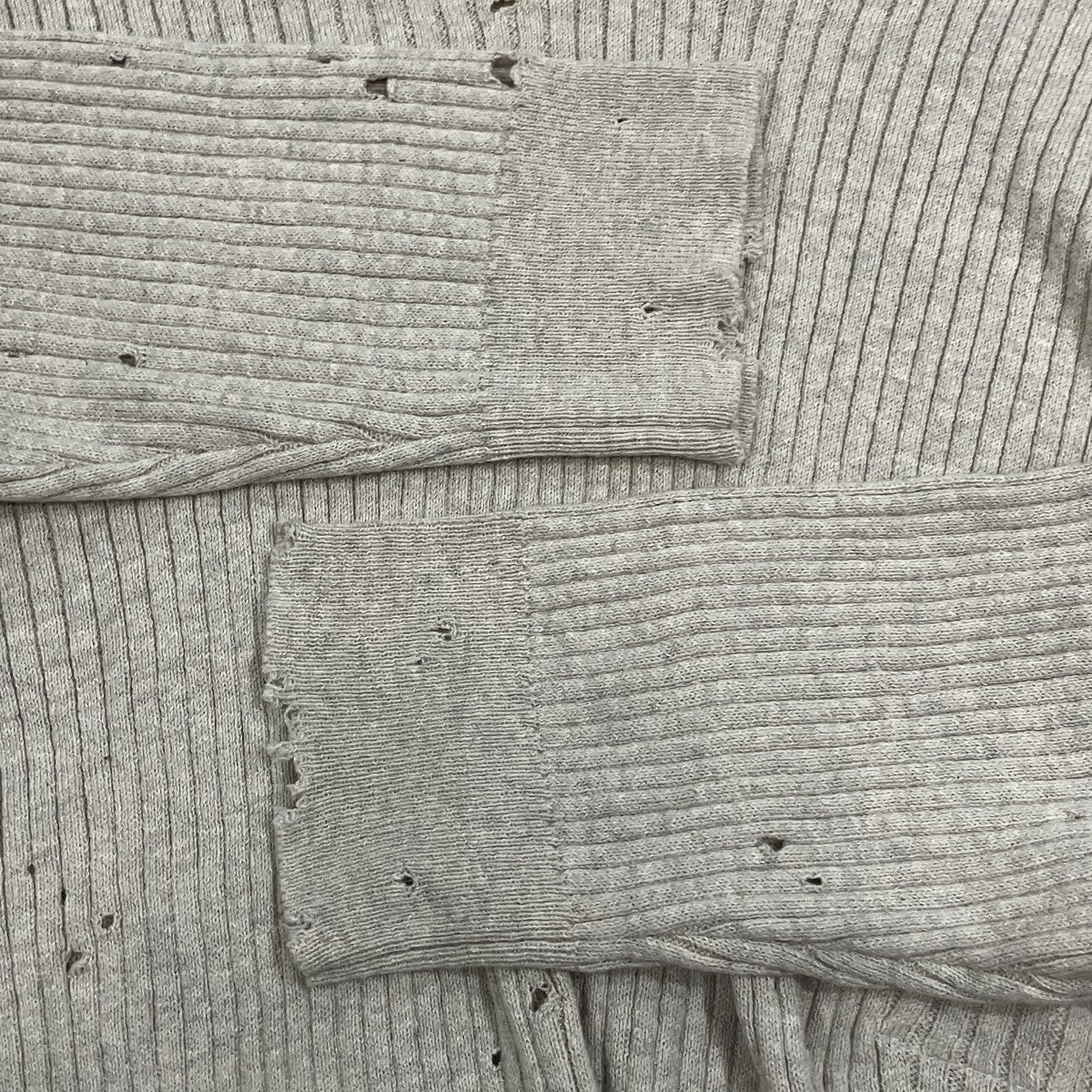 DISTRESSED KNIT PULLOVER ダメージ加工ニット