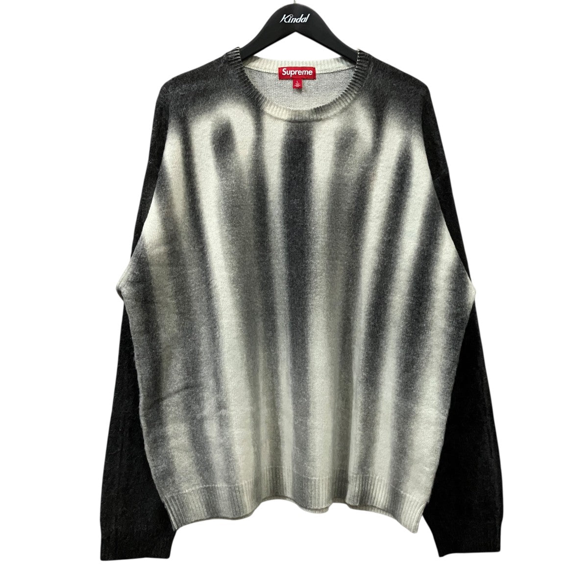 Blurred Logo Sweater クルーネックニット