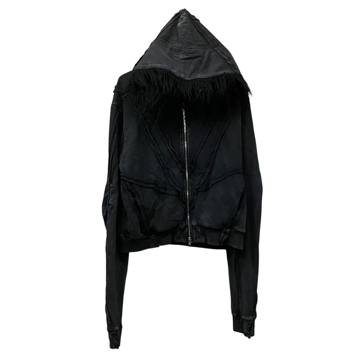 FILTH DISTRESSED ZIP UP HOODIE ジップパーカー 古着・中古-1枚目のアイテム画像