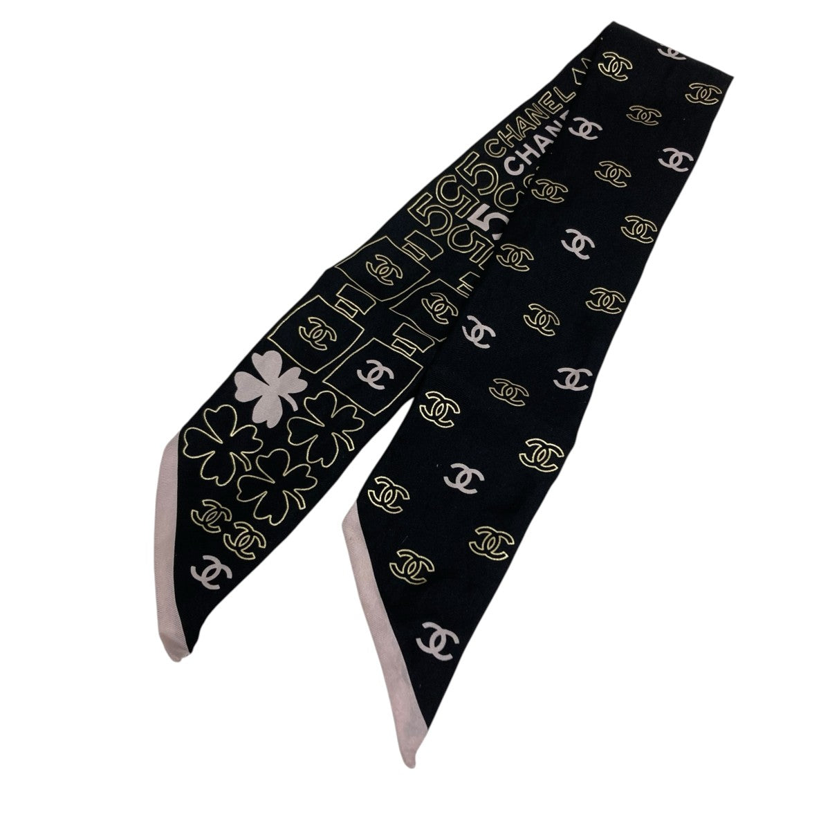 CHANEL シルクネクタイ 古着・中古-1枚目のアイテム画像