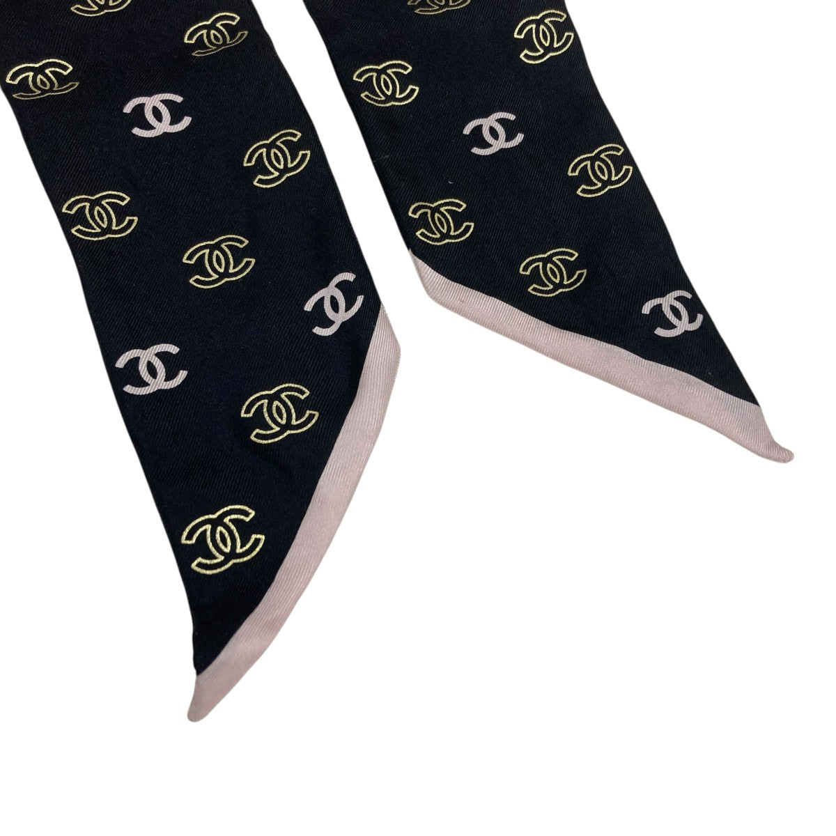 CHANEL シルクネクタイ 古着・中古-3枚目のアイテム画像