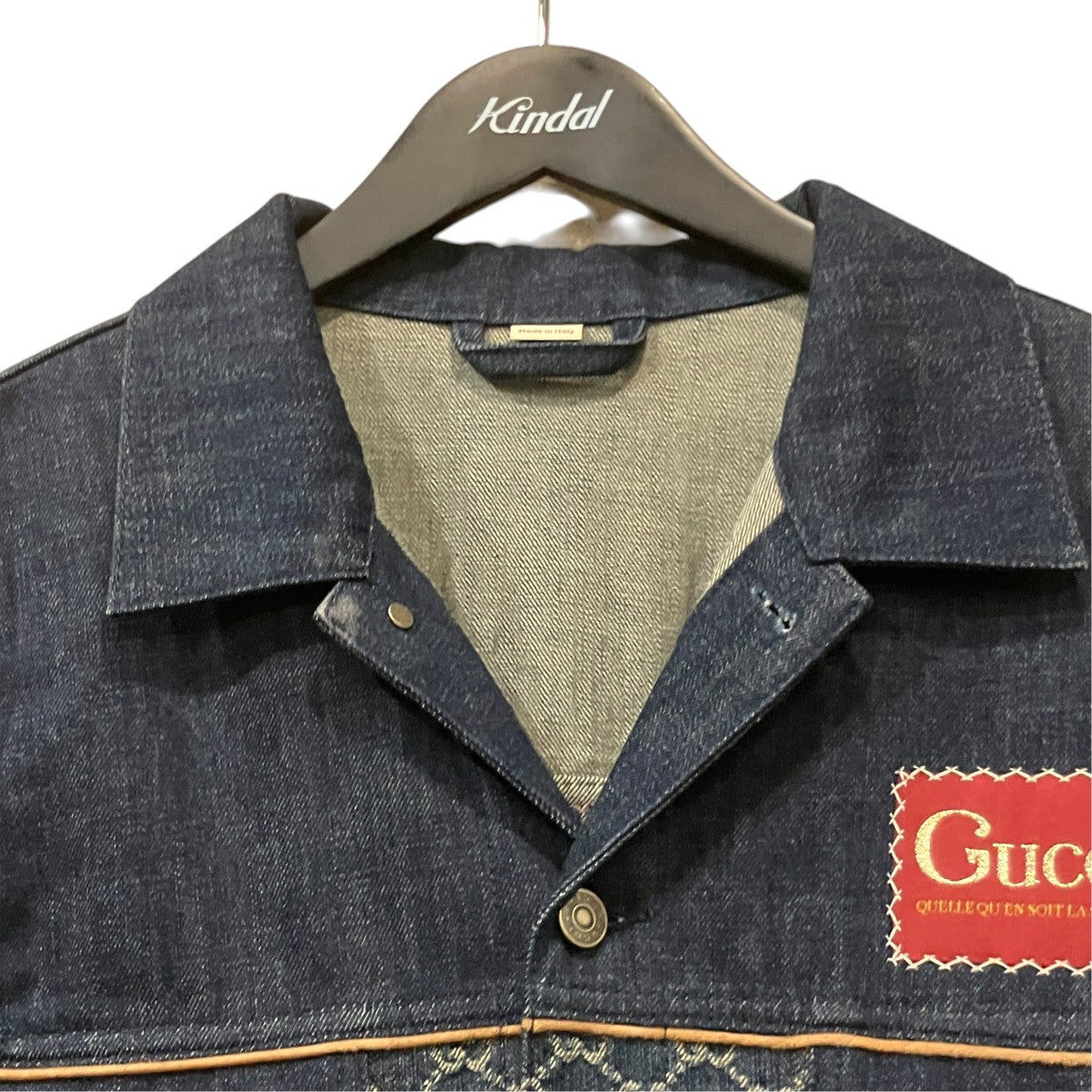 GUCCI ウォッシュド オーガニックデニム ジャケット 古着・中古-3枚目のアイテム画像