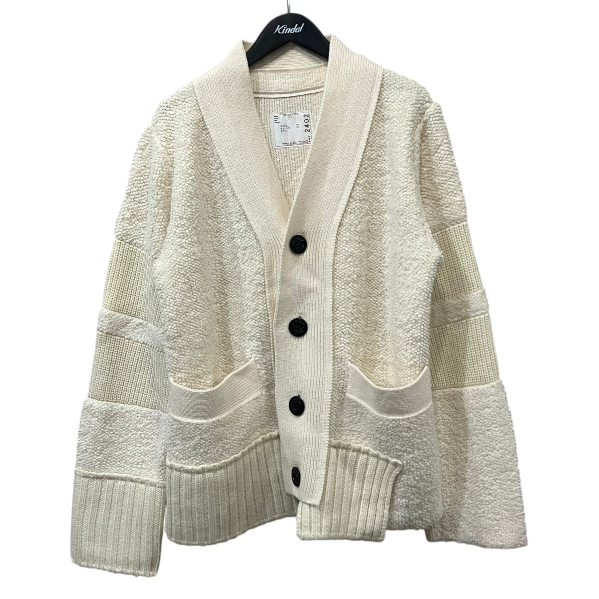sacai ニットカーディガン 古着・中古-1枚目のアイテム画像