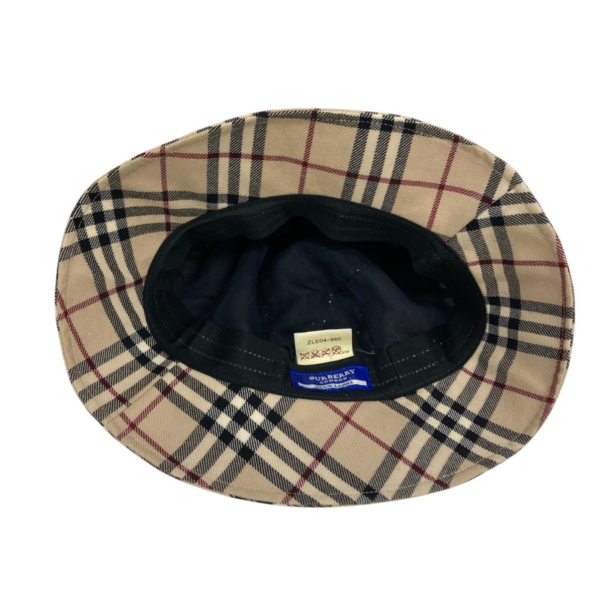 BURBERRY BLUE LABEL ノバチェックハット 古着・中古-5枚目のアイテム画像