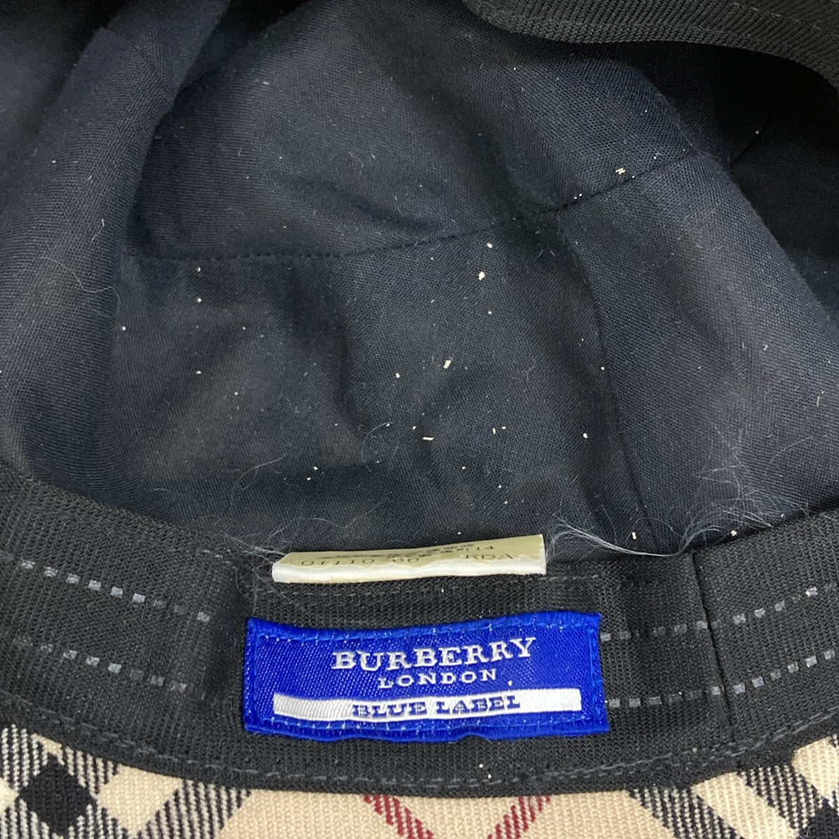 BURBERRY BLUE LABEL ノバチェックハット 古着・中古-7枚目のアイテム画像