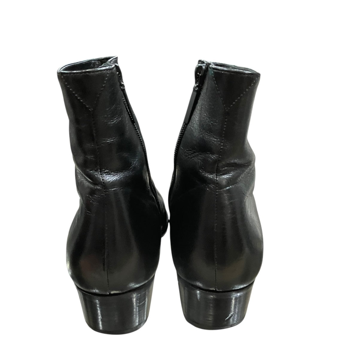 Saint Laurent Paris ジョーイ レザー サイドジップブーツ 古着・中古-5枚目のアイテム画像