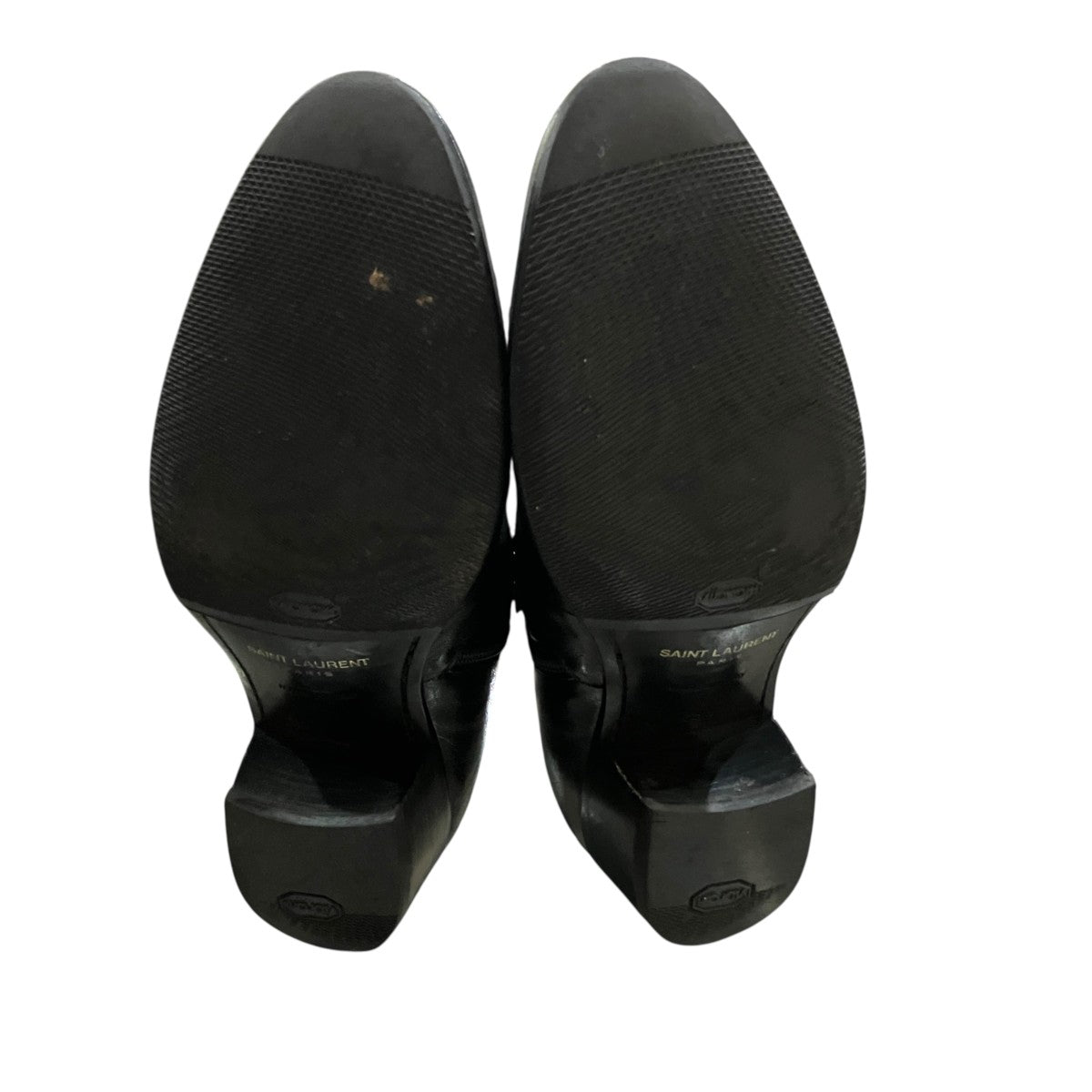 Saint Laurent Paris ジョーイ レザー サイドジップブーツ 古着・中古-6枚目のアイテム画像