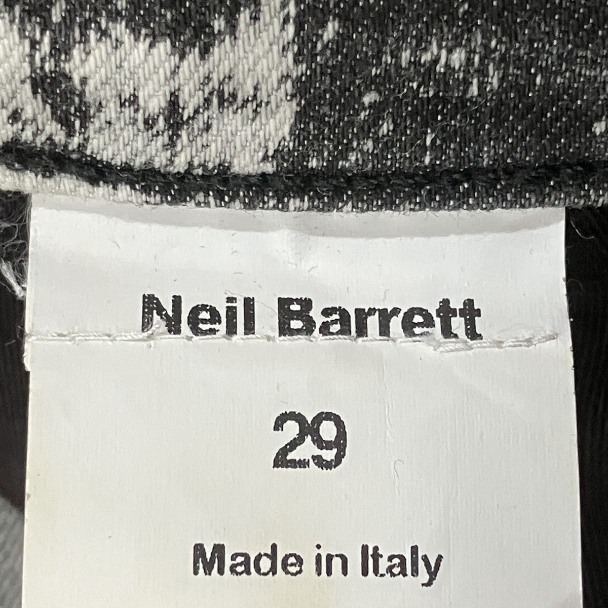 NEIL BARRETT バイカーデニムパンツ 古着・中古-5枚目のアイテム画像