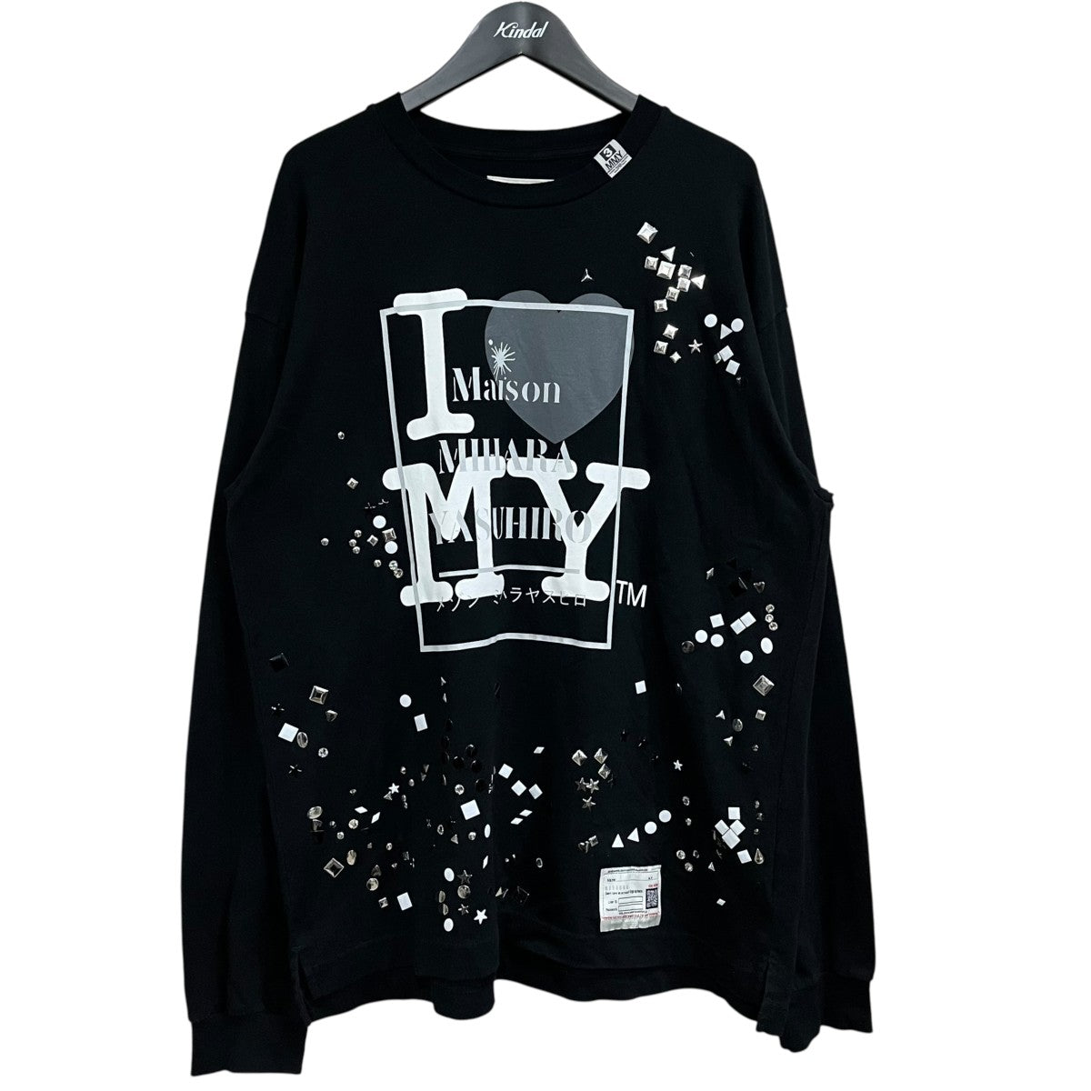EMBELLISHDISTRESS LTロングスリーブTシャツA17LT931