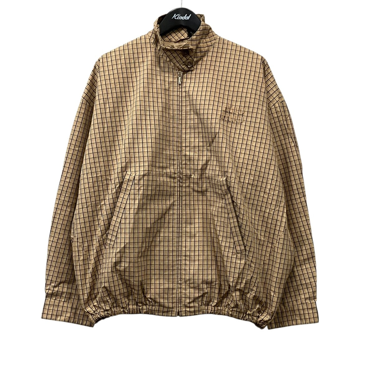 MIU MIU チェックジップアップブルゾン 古着・中古-1枚目のアイテム画像