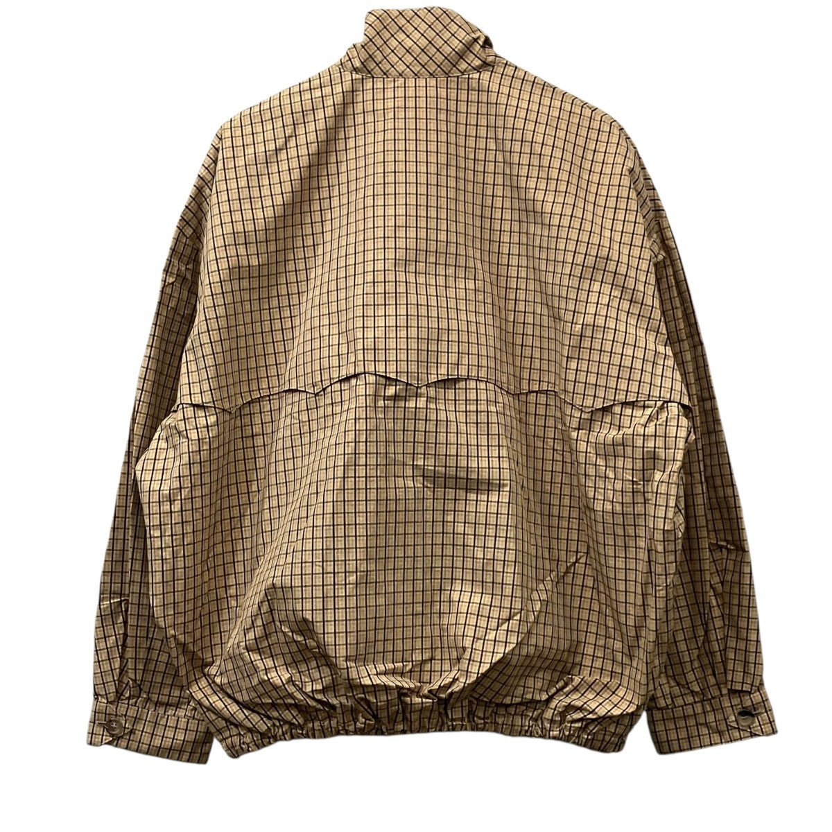MIU MIU チェックジップアップブルゾン 古着・中古-2枚目のアイテム画像