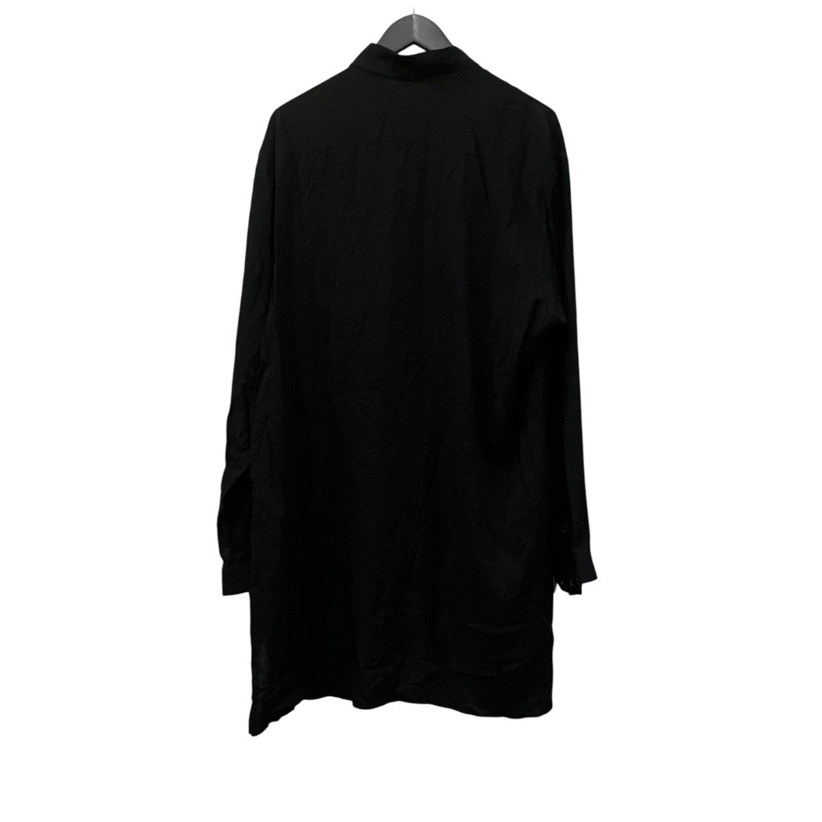 B Yohji Yamamoto 一輪花段違レーヨンシャツ 古着・中古-2枚目のアイテム画像