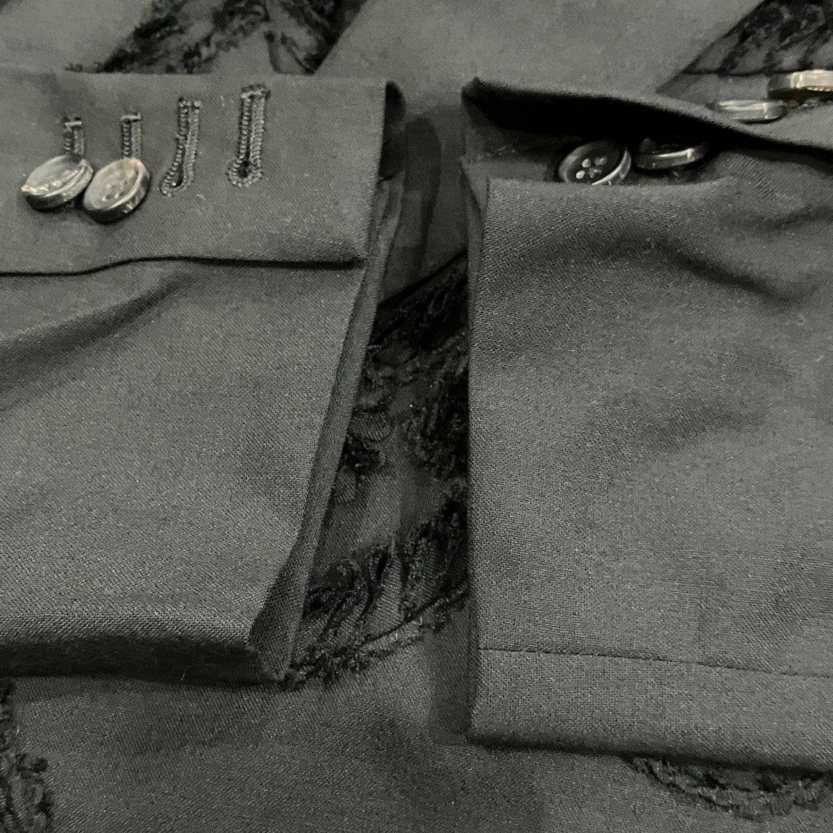 TAAKK Double Breasted Jacket テーラードジャケット 古着・中古-4枚目のアイテム画像