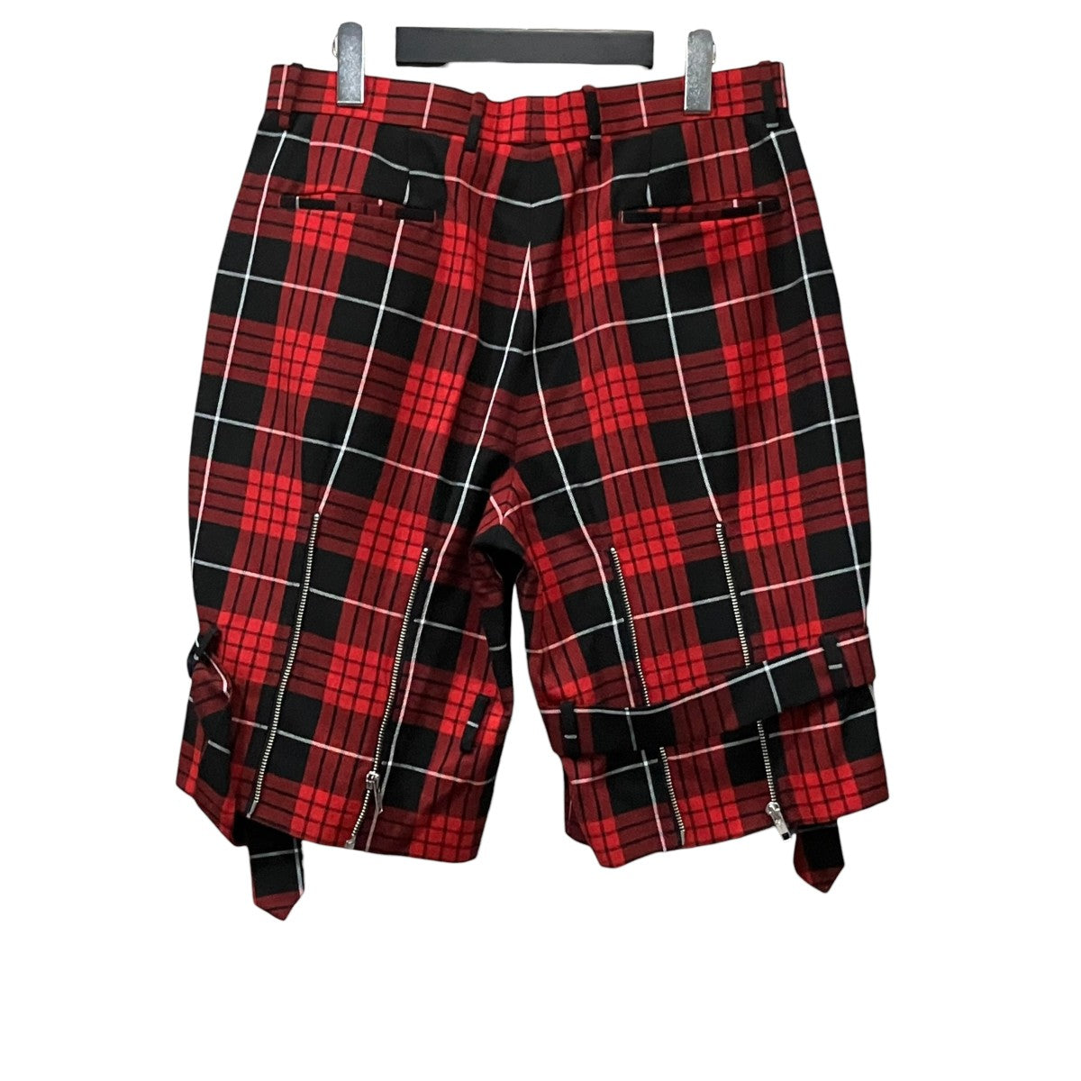 KIDILL TAILORED BONDAGE SHORT PANTS タータンチェックショーツ 古着・中古-2枚目のアイテム画像