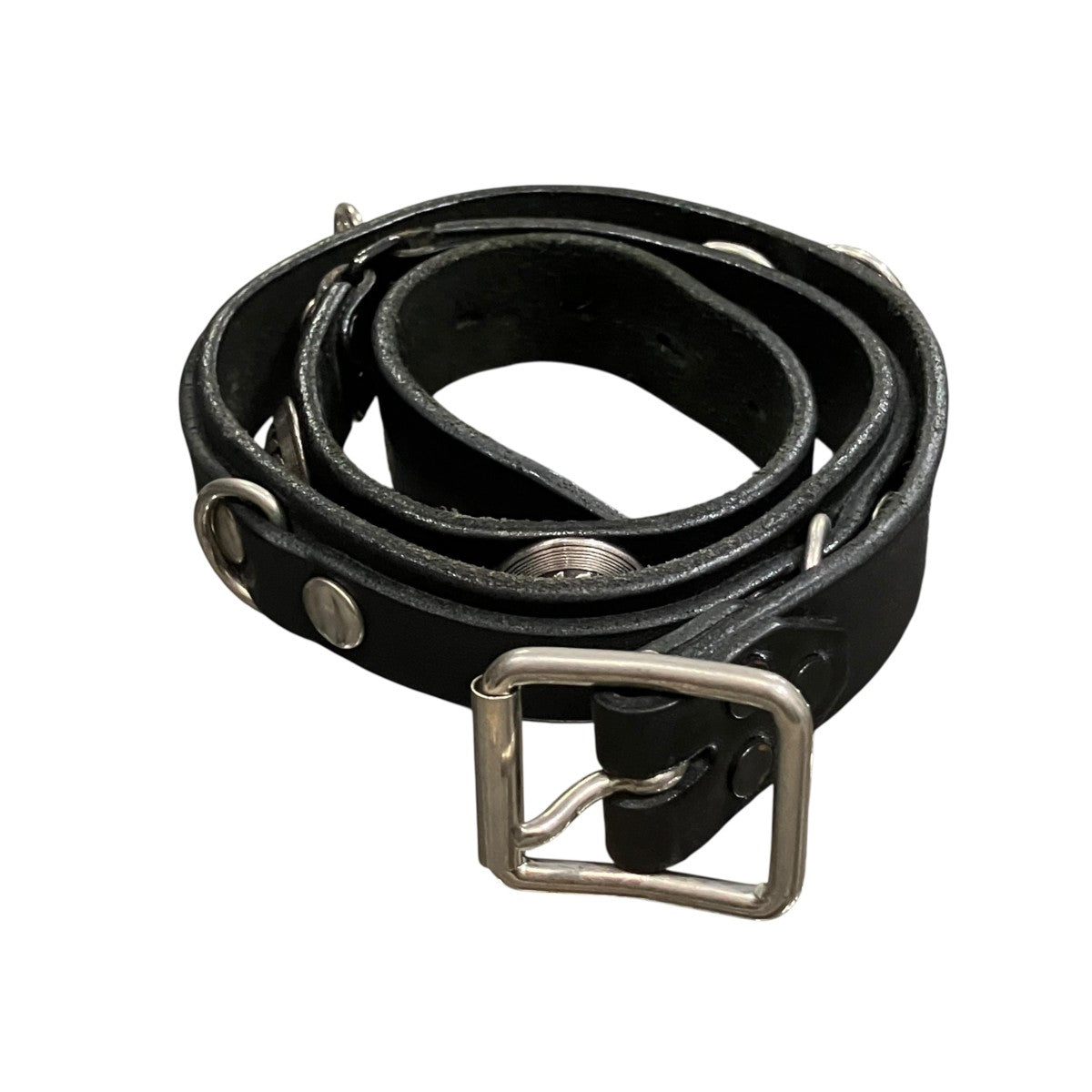 Supreme×blackmeans Concho Leather Belt レザーベルト 古着・中古-2枚目のアイテム画像