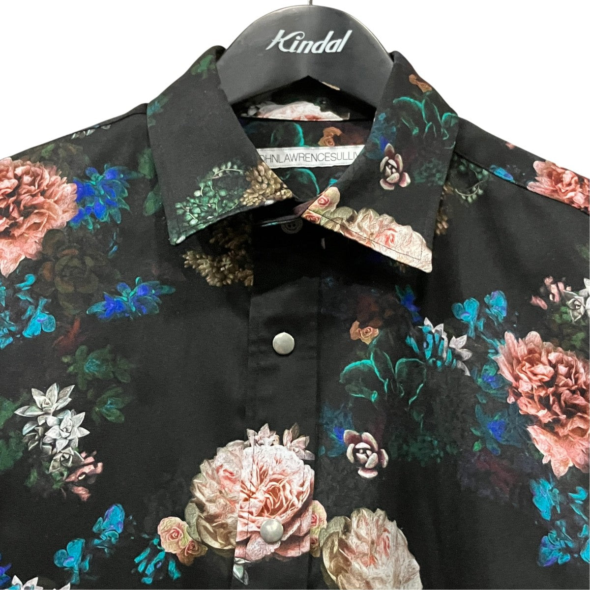 JOHN LAWRENCE SULLIVAN Flower S S Shirt 総柄シャツ 古着・中古-3枚目のアイテム画像