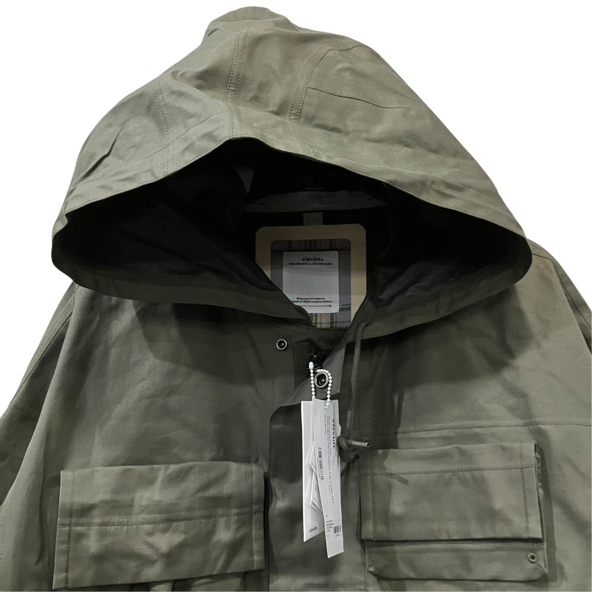 VISVIM GORE-TEXフーデッドコート 古着・中古-3枚目のアイテム画像