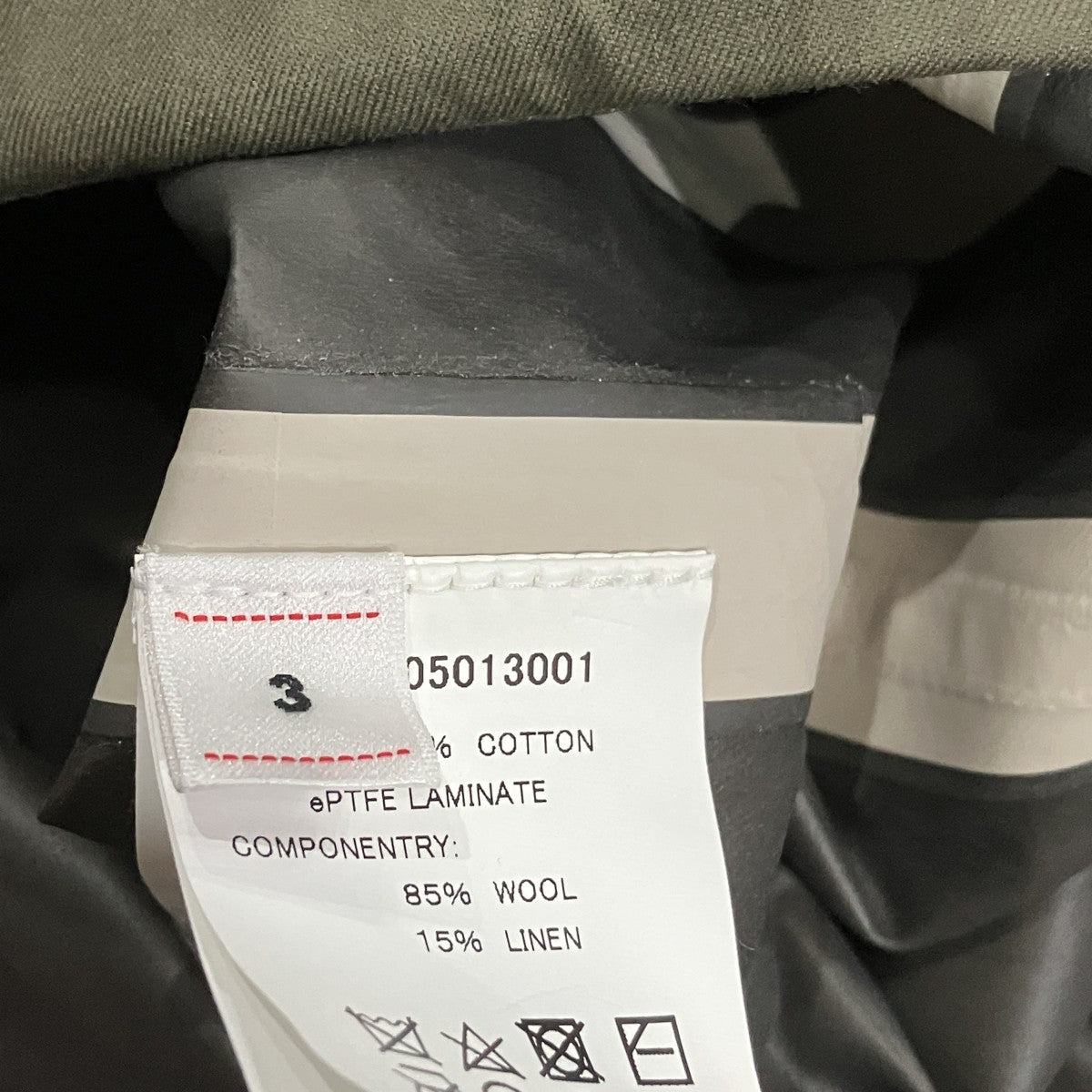 VISVIM GORE-TEXフーデッドコート 古着・中古-5枚目のアイテム画像